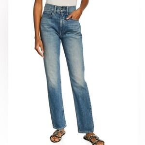 L148 DENIM REEVE STRAIGHT JEAN size 29” hemmed to 27” brand new without tags